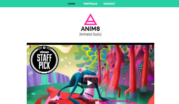 Animation Studio Wix Template | Wix Creative Arts Template
